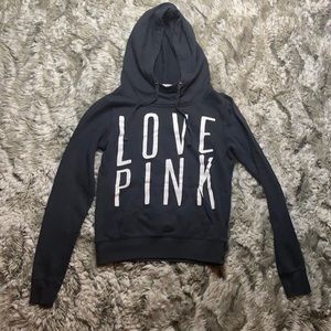 Women’s black “ Love Pink” Victoria’s Secret sweatshirt